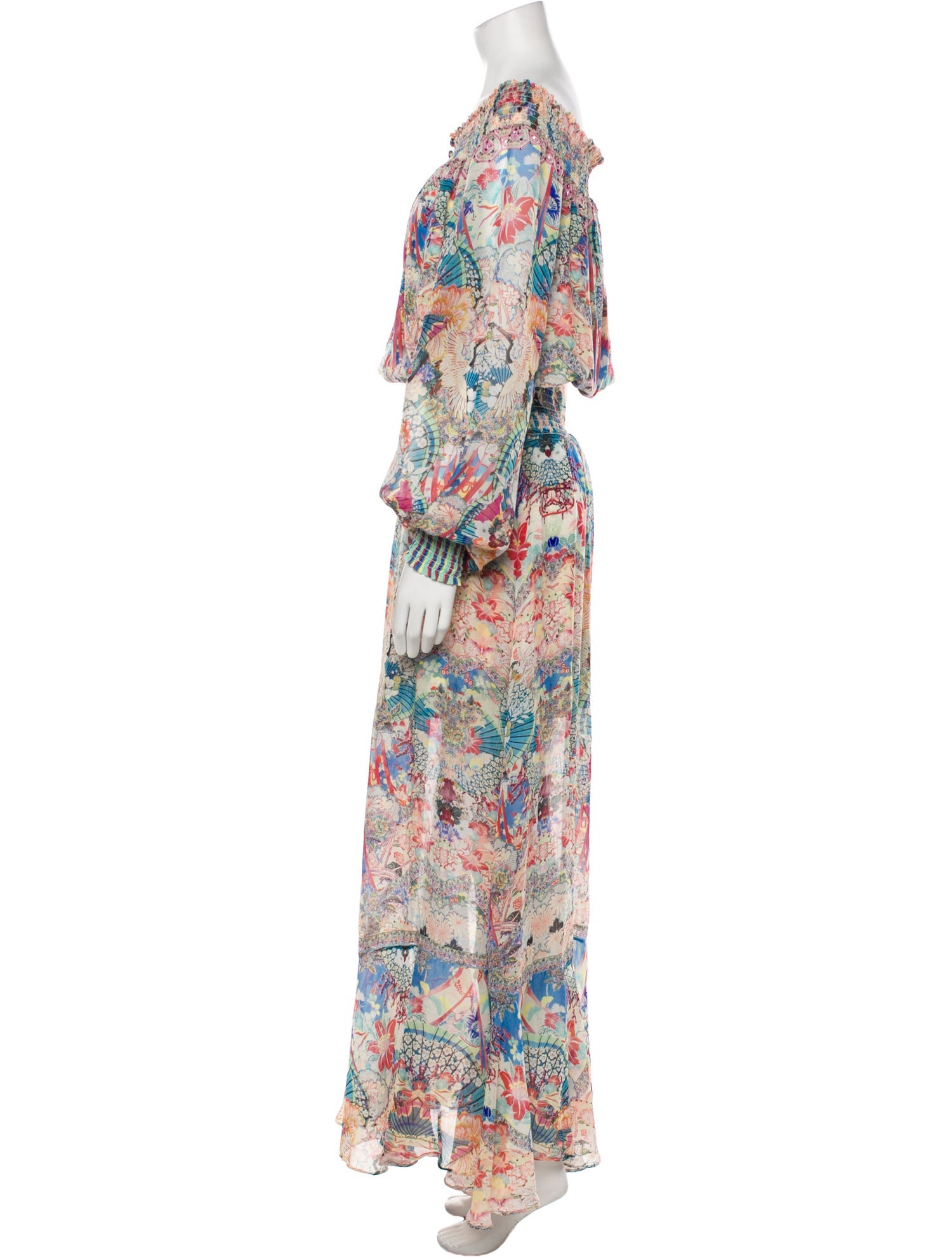 Camilla Silk Long Dress
